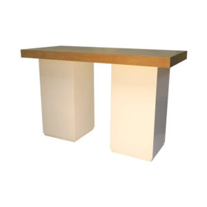 Eco Chique high table long white columns L180xW80xH110