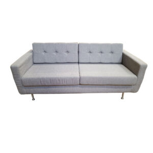 Eco Chique 2-zits bank grijs L184xB81xH86