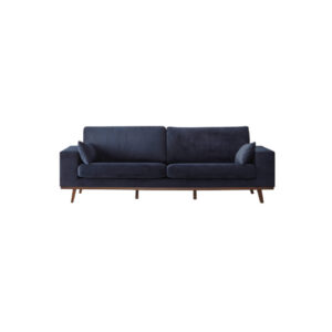 Cosmo Velvet 3-zits bank donkerblauw L236xB85xH86