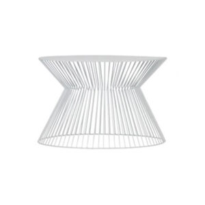 Eco Chique side table wire frame white Ø60xH40