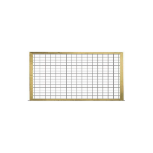 Eco Chique draadscherm/wand met houten kader B90xH180