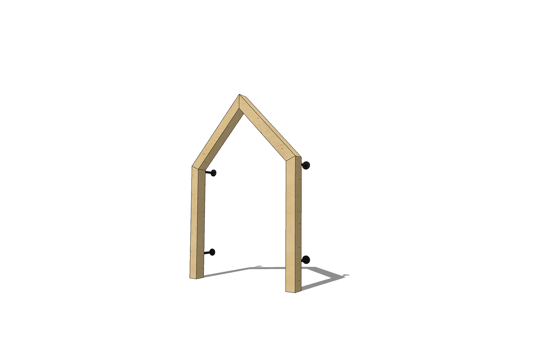 Eco Chic house frame wall model L270xW20xH375