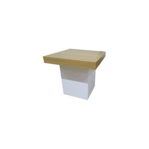 Eco Chique loungetafel witte zuil L80xB80xH72
