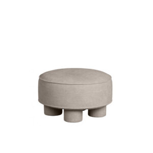 Eco Chique poef naturel Ø60xH37