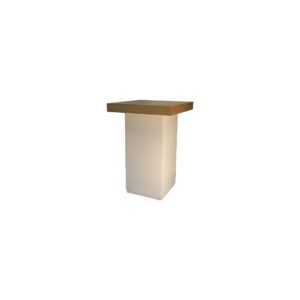 Eco Chique statafel witte zuil L80xB80xH110