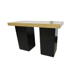 Brooklyn high table black columns L180xW80xH110