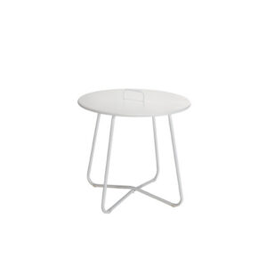 Urban bijzettafel metaal wit Ø55xH50
