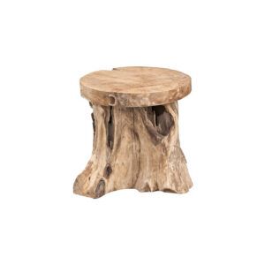 Eco Chique bijzettafel boomstam grof Ø40xH40