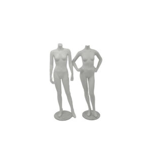 Etalagepop dames wit H177