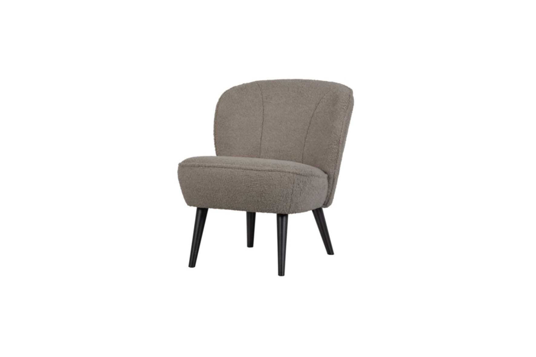 Armchair teddy grey L59xW70xH71