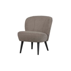 Fauteuil teddy grijs L59xB70xH71