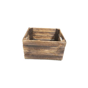 Fruitkist | Gebrand hout L50xB40xH30