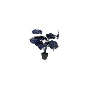 Gekleurde kunstplant blauw | S | Assorti H30-60cm