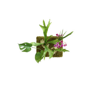 Kunst | Wandpaneel groen L66xB39xH46