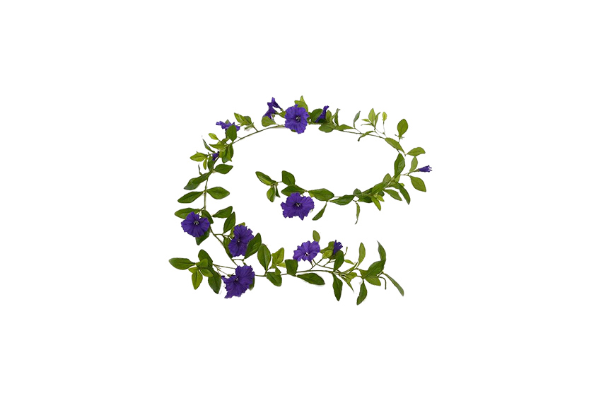 Artificial flower | Garland petunia purple L180