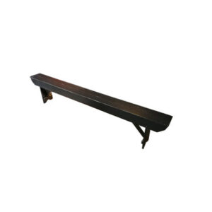 Gymbank zwart vintage L243xB22xH49,5