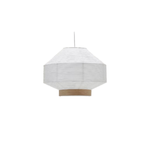 Hanglamp papier wit Ø55xH45