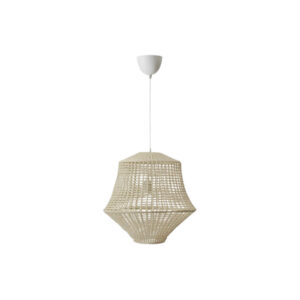 Hanglamp geweven beige L48xB45