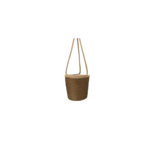 Hangpot mand mosterd Ø20xH18