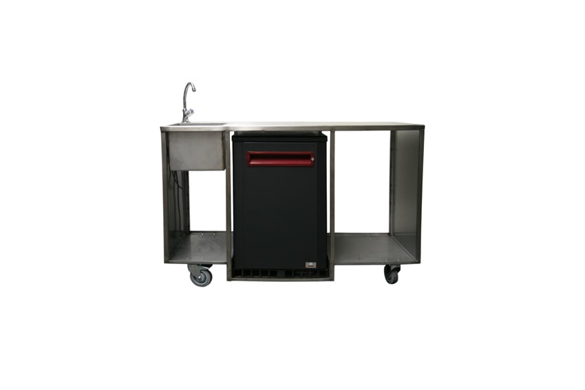 Fridges 1-doors 150cm with sink | W150xD60xH95