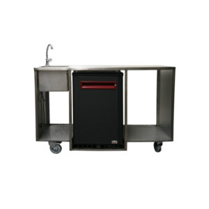 Koelbuffet - 1-deurs met spoelbak L150xB60xH95