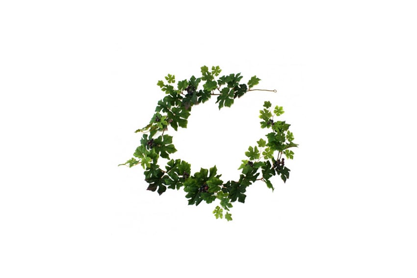 Artificial plant | Hedera garland with grapes