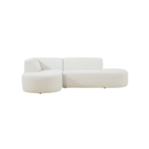 Hoekbank links gemêleerd off-white L260xB170xH73 (set)