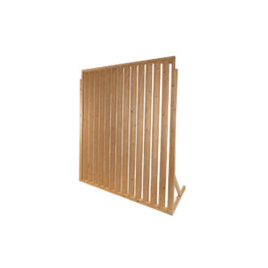Houten paneel met verticale latten L200xH250