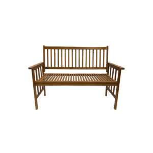 Wooden garden bench L122xB122xH88