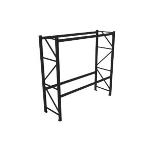Industrieel stelling zwart L270xB90xH270 | type A (set)