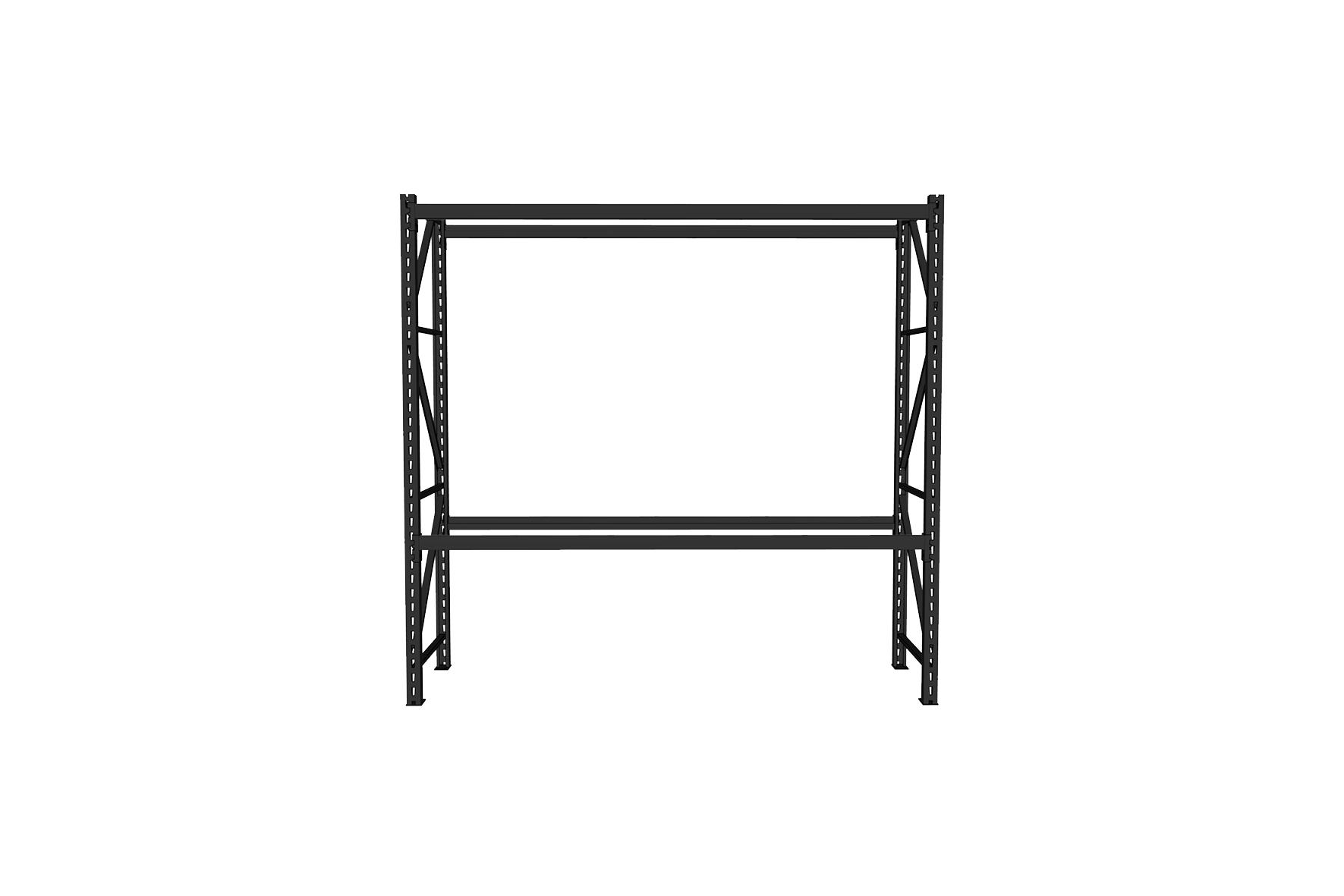 Industrieel stelling zwart L270xB90xH270 | type A (set)