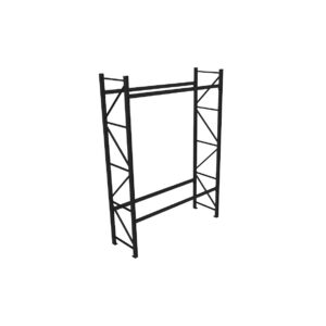 Industrieel stelling zwart L270xB90xH390 | type A (set)