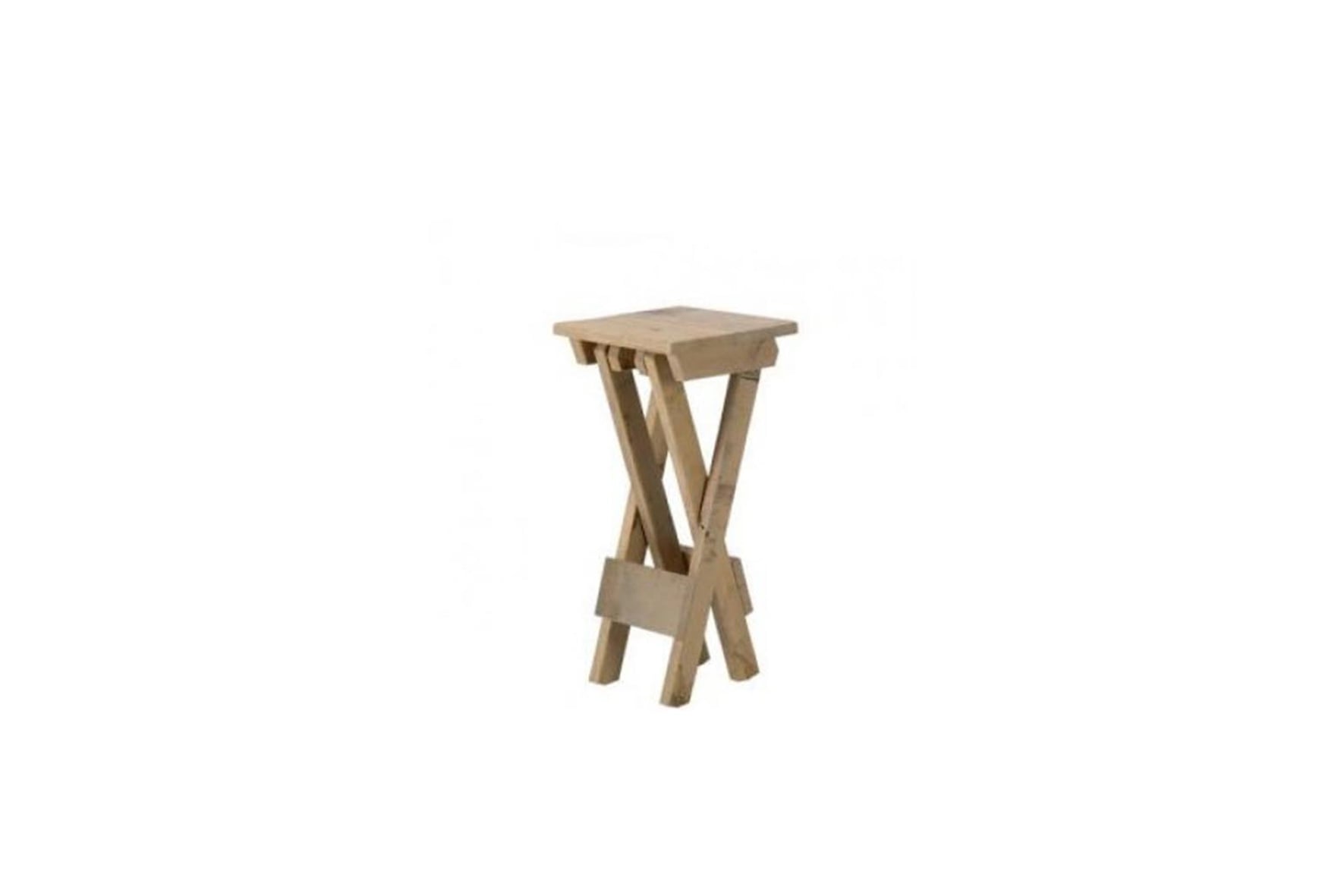 X | Industrial Woody bar stool H75