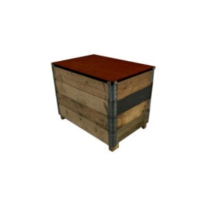 Industrial buffet rosewood stained L120xW80xH90