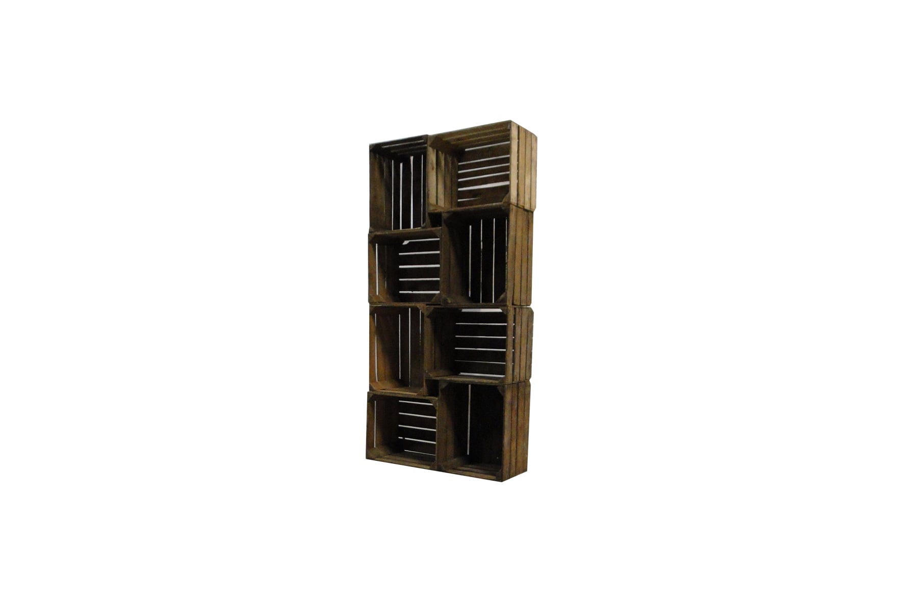 Industrial fruit crate cabinet small L91xW31xH182