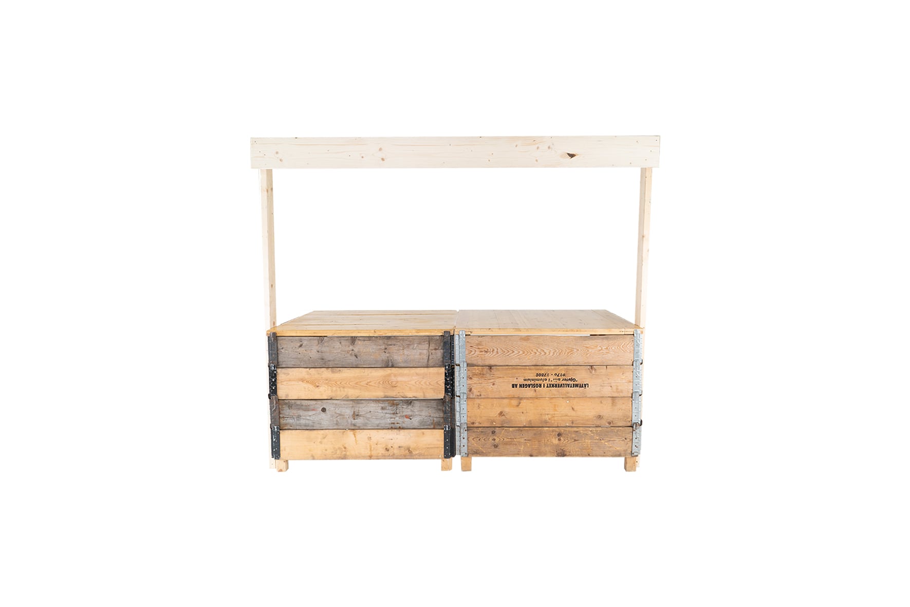 Industrial lemonade stall double L240xW80