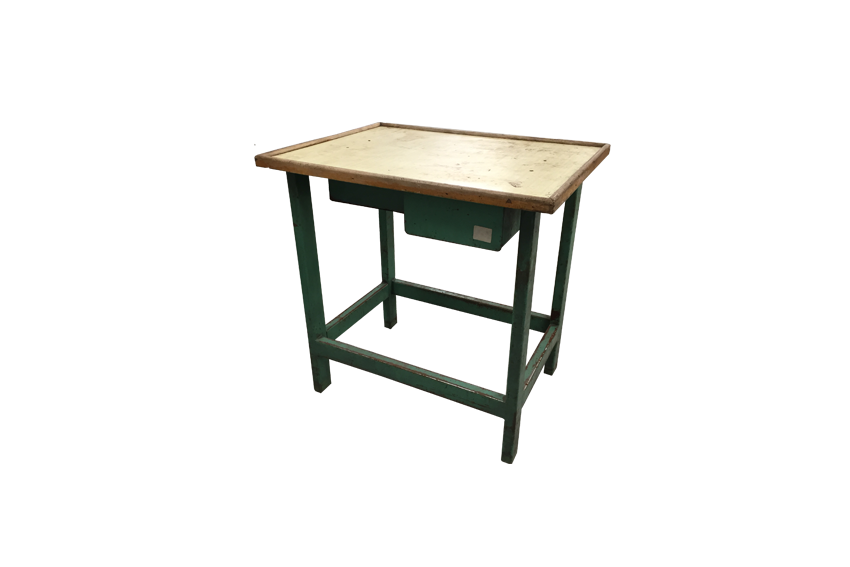 Industrial workbench green L80xW60xH78