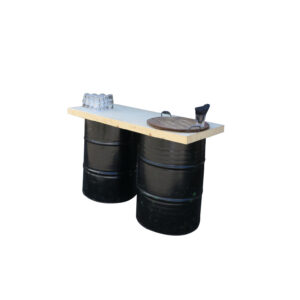 Industrieel olieton counter small L142xH100