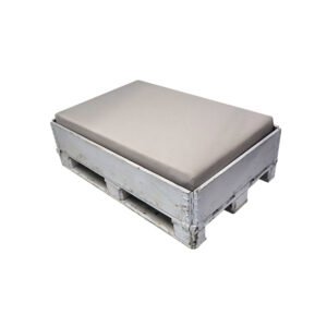 Industrial lounge sofa white (set) L120xW80xH45