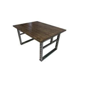 Industrieel stelling dinertafel L140xB107xH78 (set)