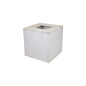 Plantenbak modulair wit L80xB80xH70
