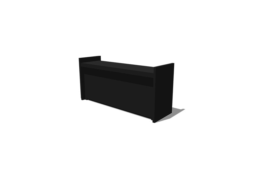 Kaapstad counter L260 (base L250)