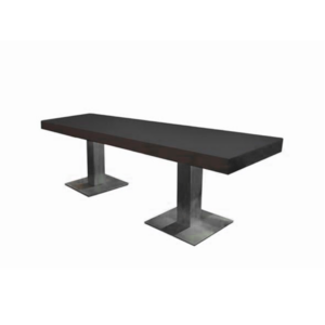 Kaapstad dinertafel lang RVS poot L250xB70xH78