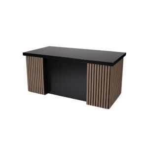 Kaapstad presentation desk with slats L180xW80xH74 (set)