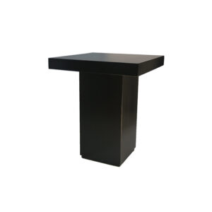 Kaapstad high table black column L95xW95xH110
