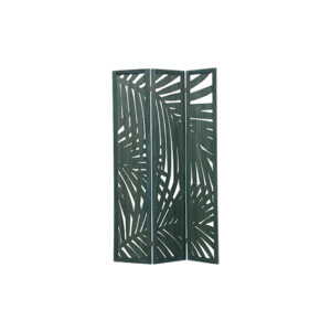 Kamerscherm | Botanical warm groen L120xH170
