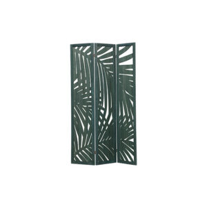 Kamerscherm | Botanical warm groen L120xH170