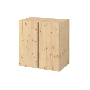 Kast 2-deurs grenen L80xB50xH83