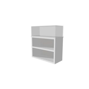 Kopenhagen kast laag met display kap L120xB50xH130