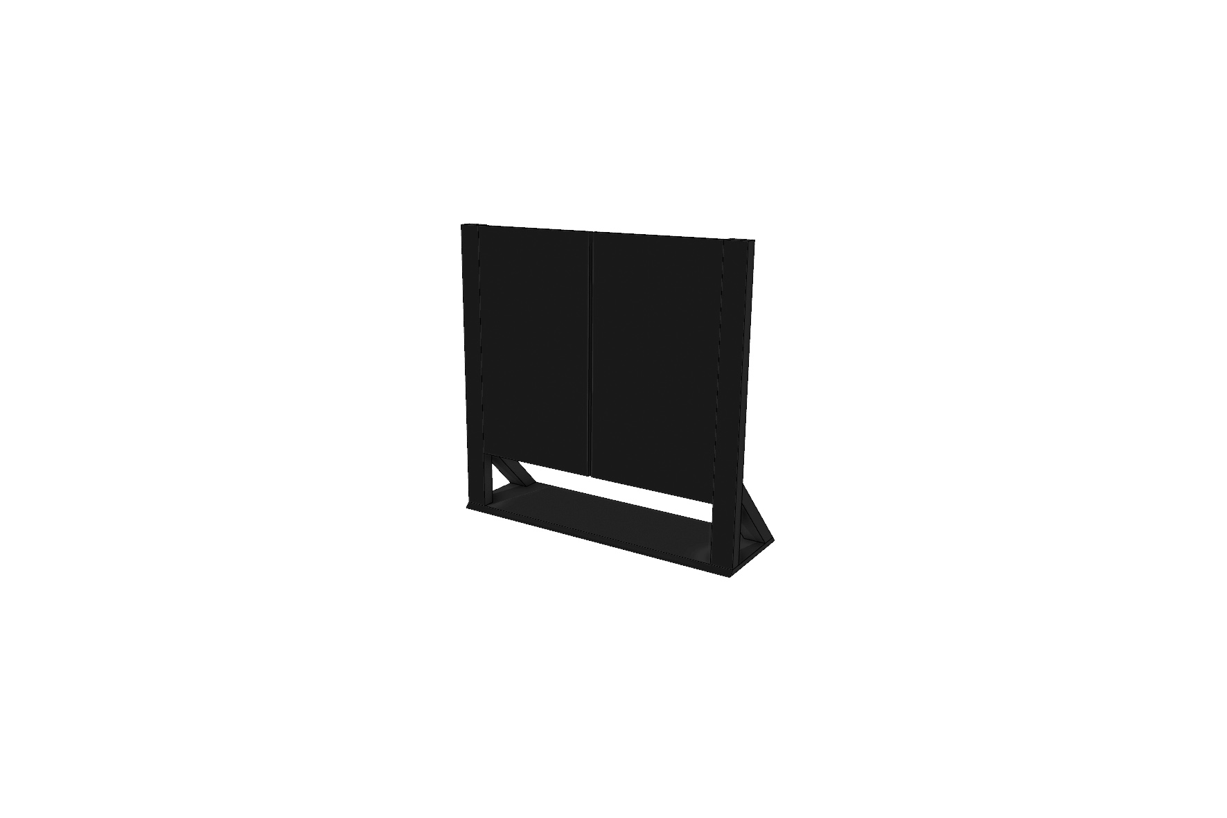 Swinging doors black for bars L106xH100